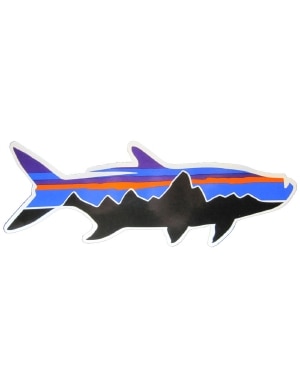 Patagonia Tarpon Fitz Sticker in One Color